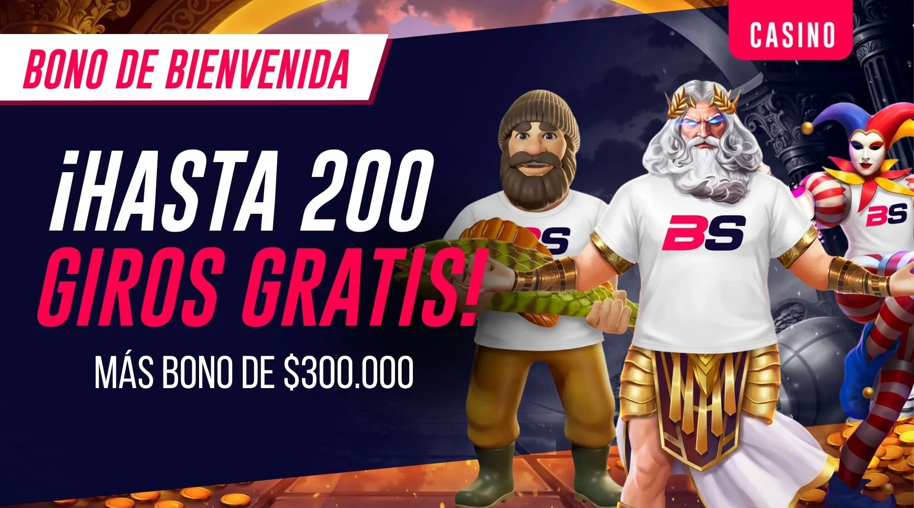 Bono de bienvenida del casino